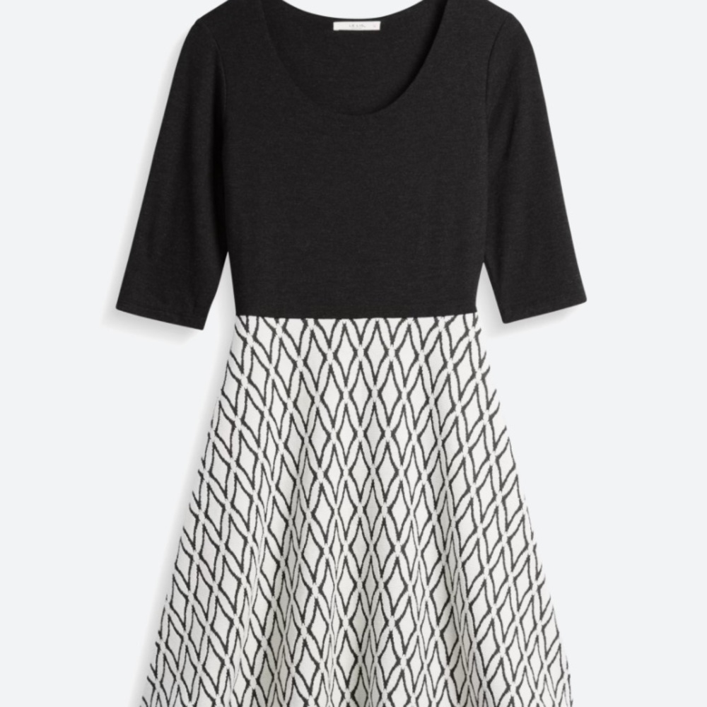 Le Lis stessy 2fer knit dress